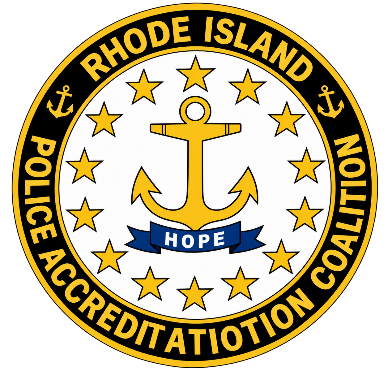 Rhode Island Police Accreditation Coalition logo
